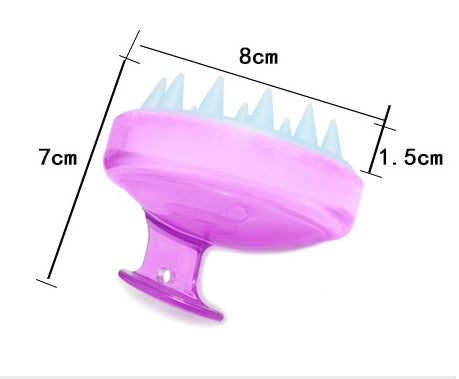 Silicone Shampoo Brush Massage Scalp Hair