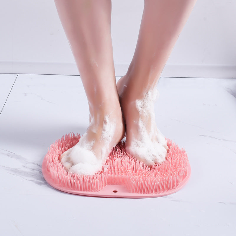 Massage Bath Brush Mat - Non-Slip Shower Foot Scrubber
