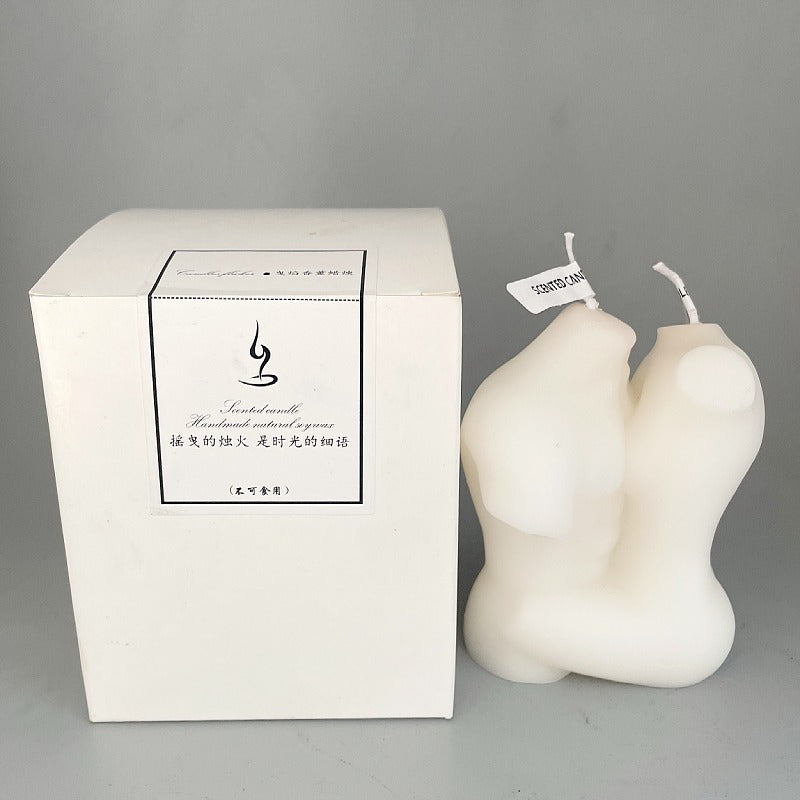 Embrace Couple Aromatherapy Candle - Romantic Sculpture Candle
