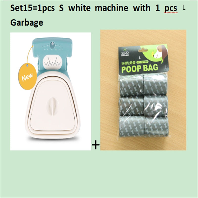 Foldable Travel Pooper Scooper - Portable Dog Poop Scoop with Degradable Bags