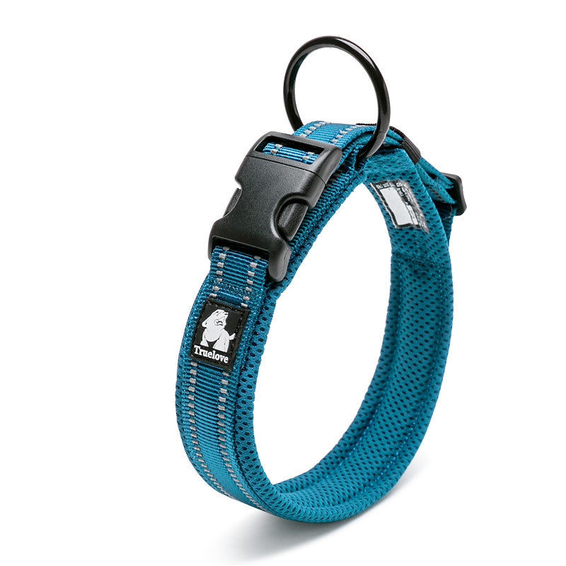 Heavy-Duty Tactical Dog Collar - Nylon Collar with Metal Buckle for Small to Large Dogs