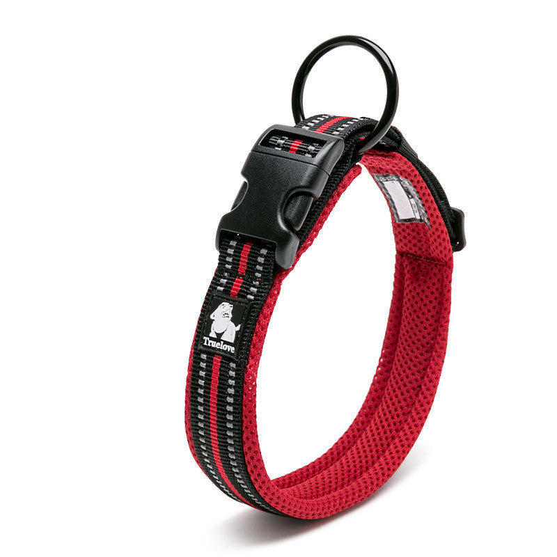 Heavy-Duty Tactical Dog Collar - Nylon Collar with Metal Buckle for Small to Large Dogs