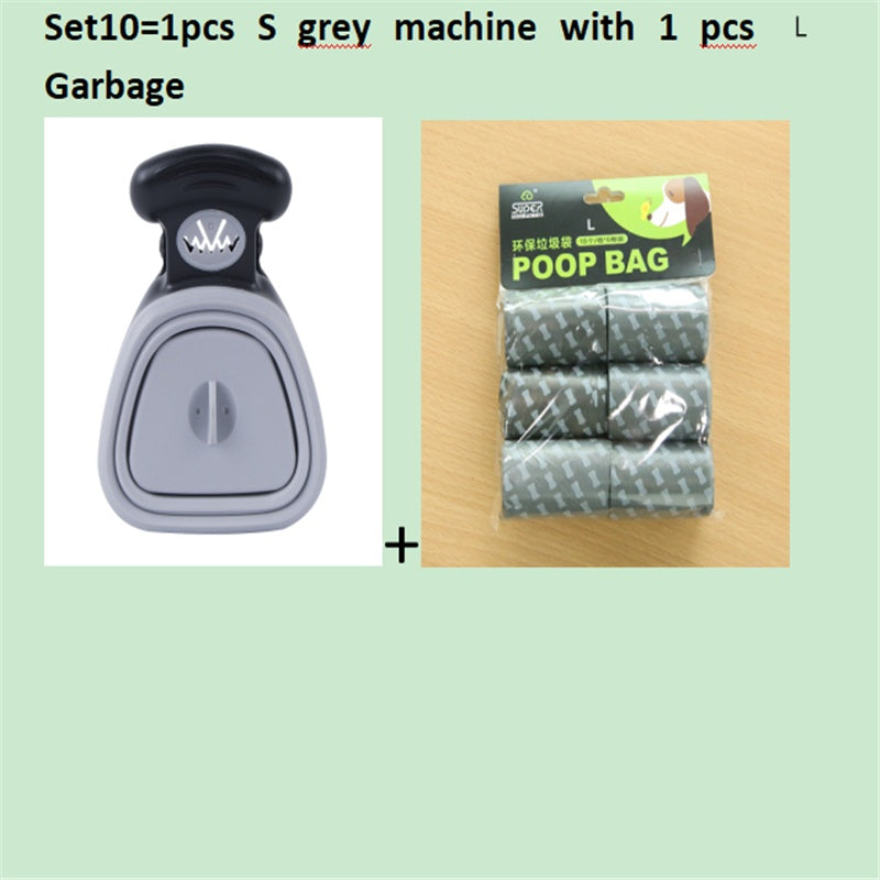 Foldable Travel Pooper Scooper - Portable Dog Poop Scoop with Degradable Bags