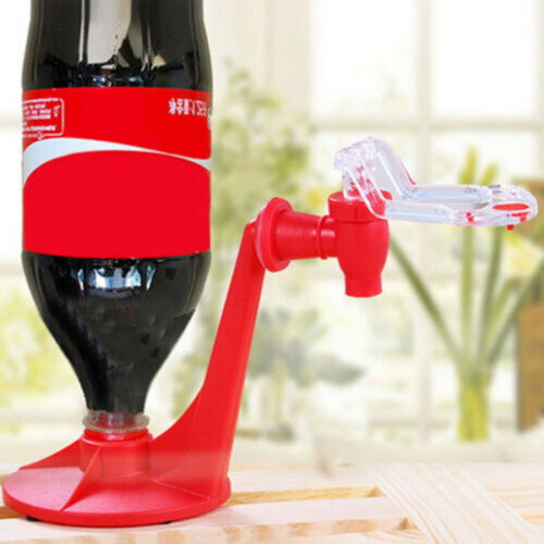 Magic Tap Coke Bottle Inverted Plastic Beverage Water Dispenser Summer