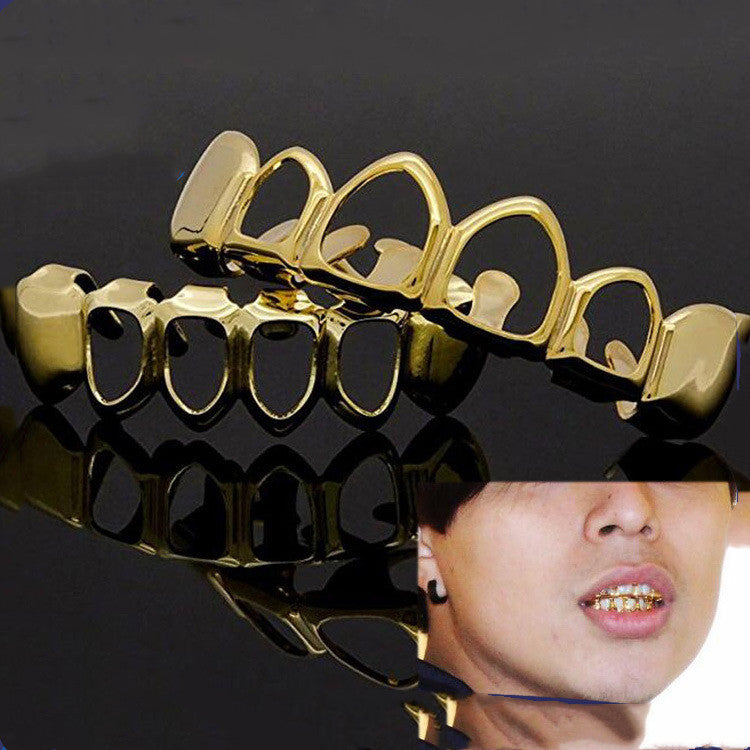 Halloween Prom Gold Braces Spike Dress up