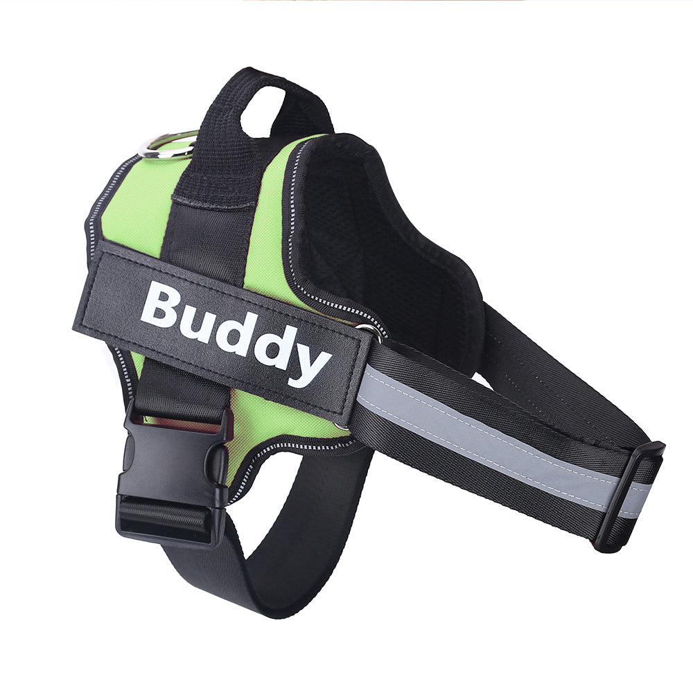 No-Pull Reflective Dog Harness Vest - Breathable Adjustable Harness for Small to Large Dogs