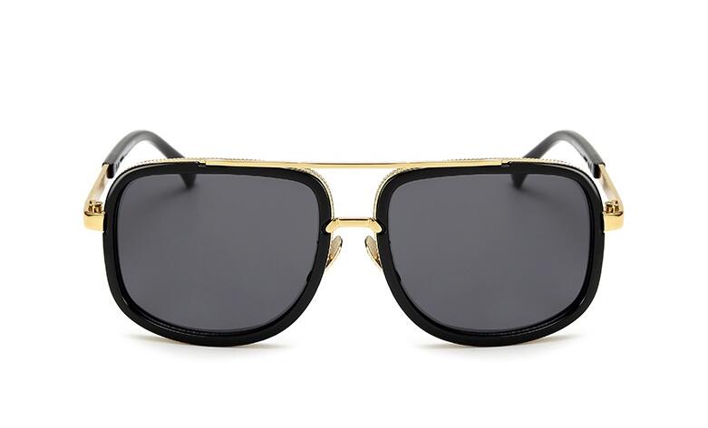 Flat Top Hot Square Sunglasses Men Women Luxury Brand Design Couple