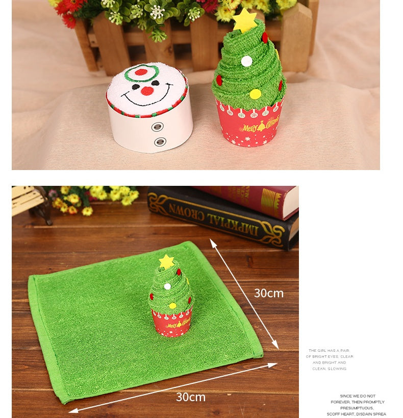 Christmas Towel Gift Box | Xmas Holiday Decor
