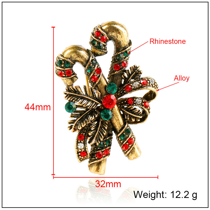 Christmas Suit Pin Brooch | Holiday Gift