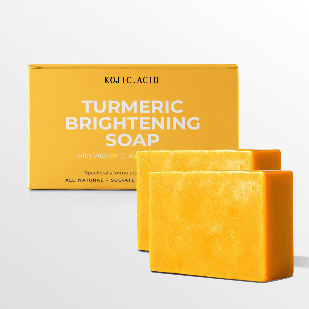 Turmeric Kojic Acid Soap - Brightening Handmade Face & Body Bar