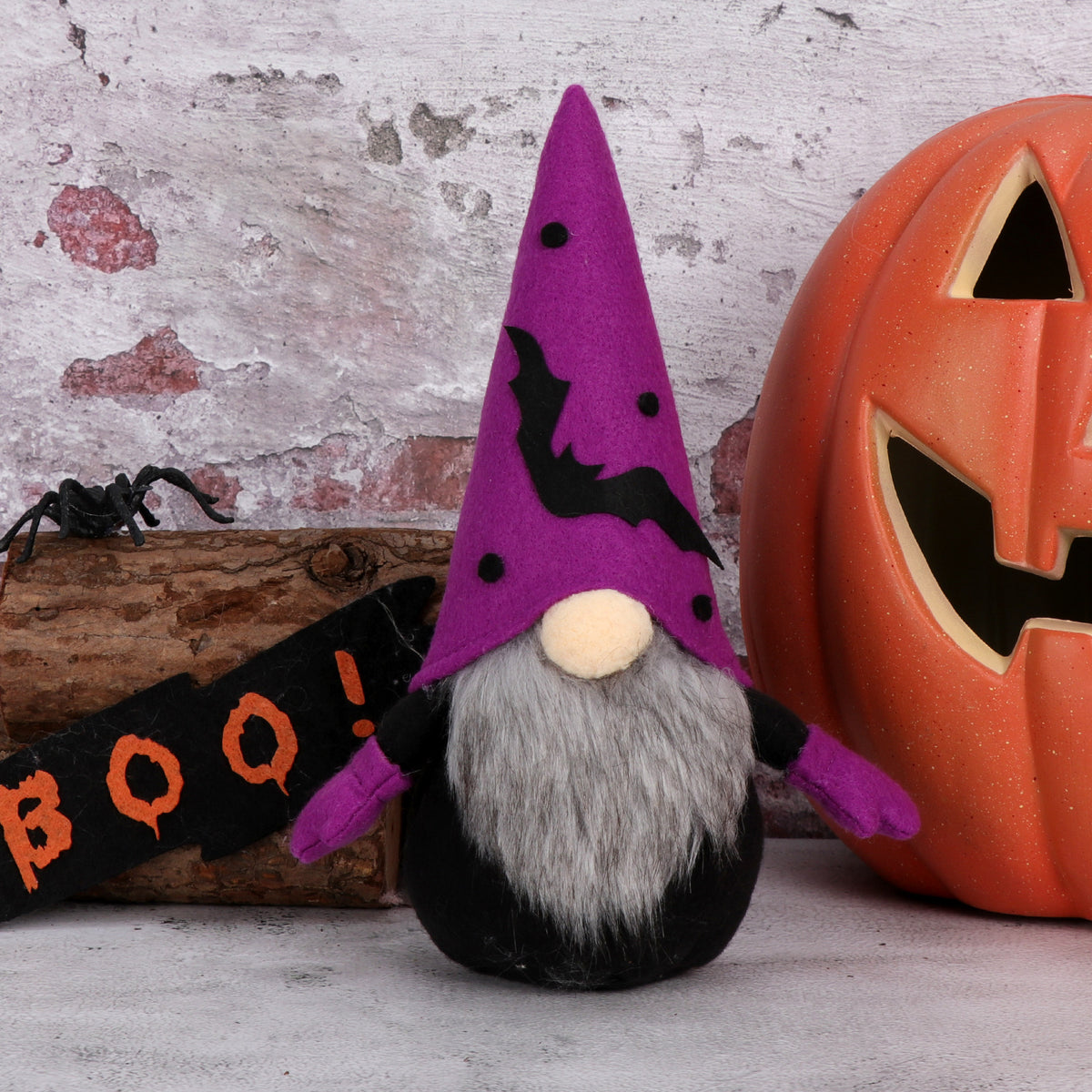 Halloween Gnome Plush Doll - Faceless Witch Hat Gnome Table Decoration