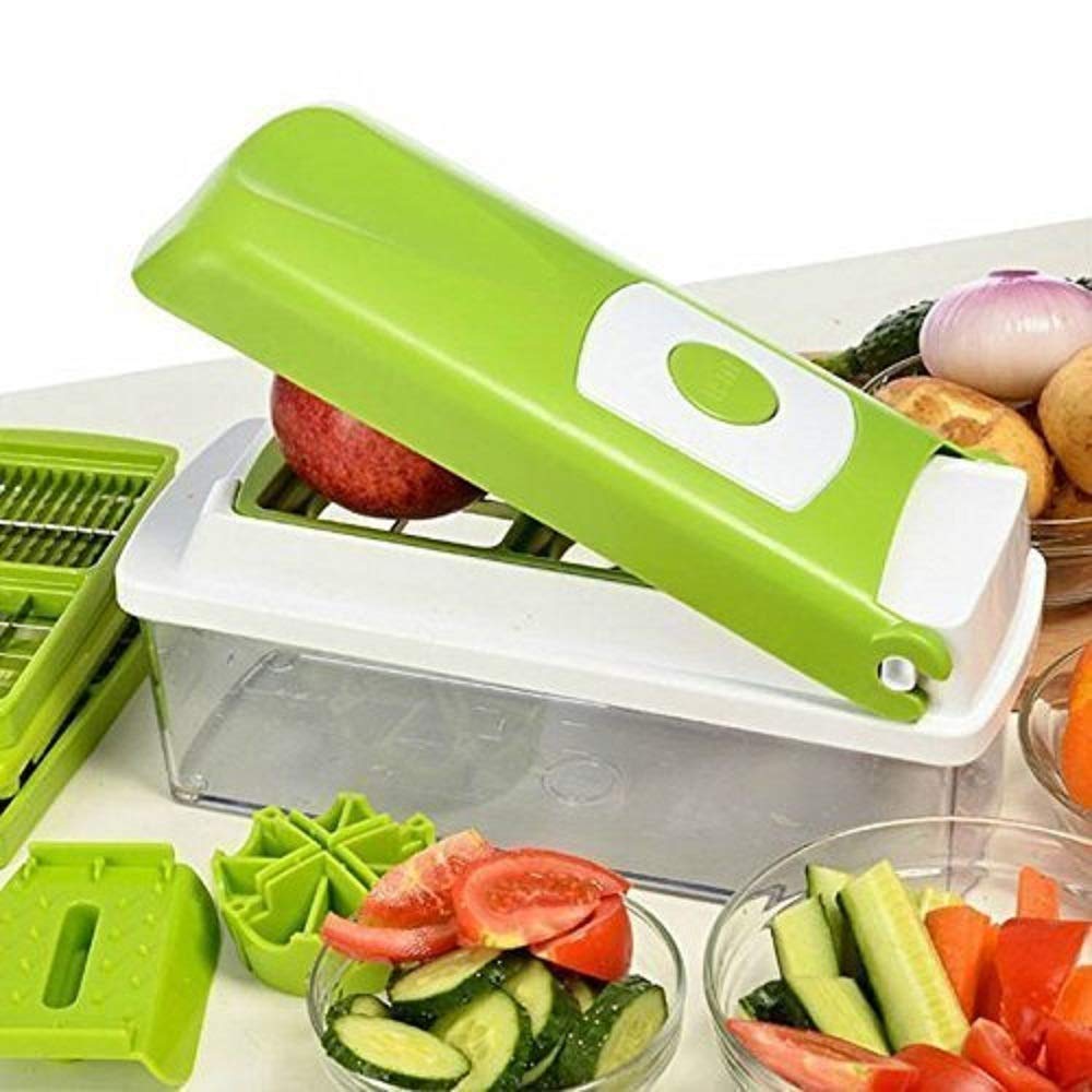 12-Piece Multifunctional Vegetable Chopper Set - Dicer & Slicer