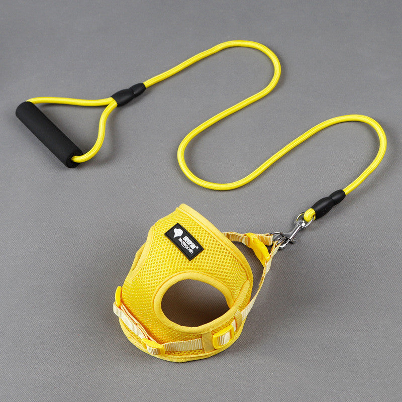 Dog Harness & Leash Set - Soft Mesh Harness with 120 cm Lead for Small Dogs