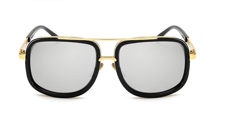 Flat Top Hot Square Sunglasses Men Women Luxury Brand Design Couple