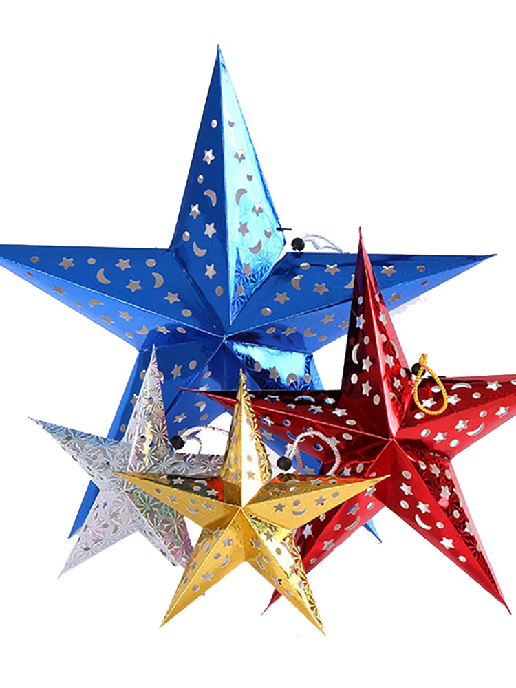 Christmas Star Ornaments | Xmas Holiday Decor