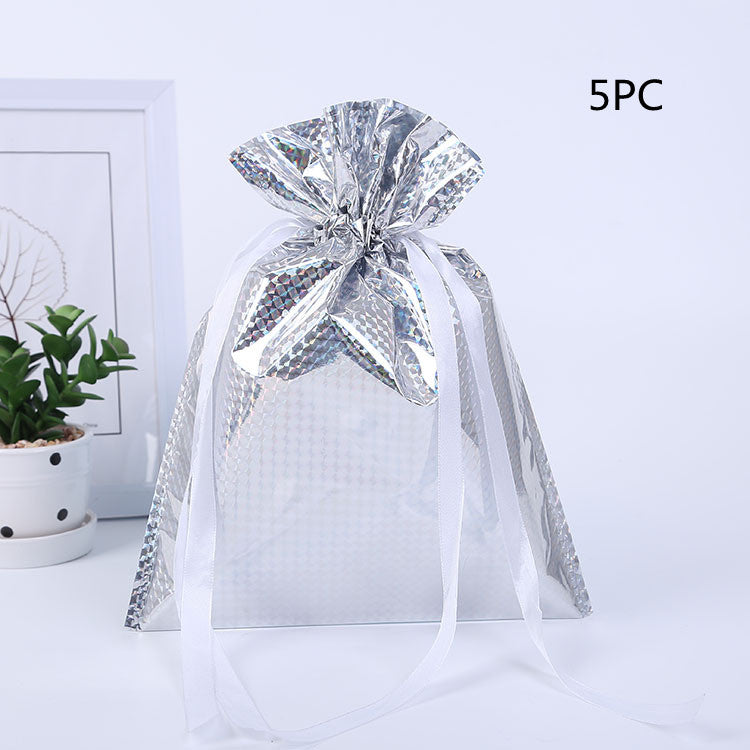 Christmas Gift Wrapping Bag Drawstring Decoration | Xmas Holiday Decor