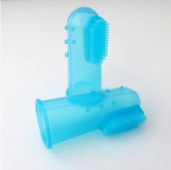 Soft Silicone Pet Finger Toothbrush - Dog & Cat Teeth Cleaning Brush for Fresh Breath