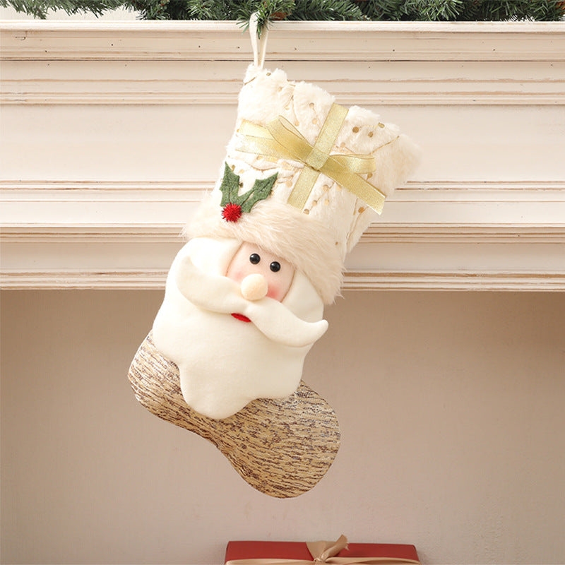 Christmas Nordic White Socks | Holiday Gift