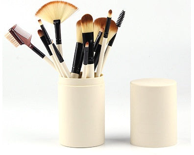 12pcs Makeup Brush Set Blush Eyeshadow Eyelash Highlighter