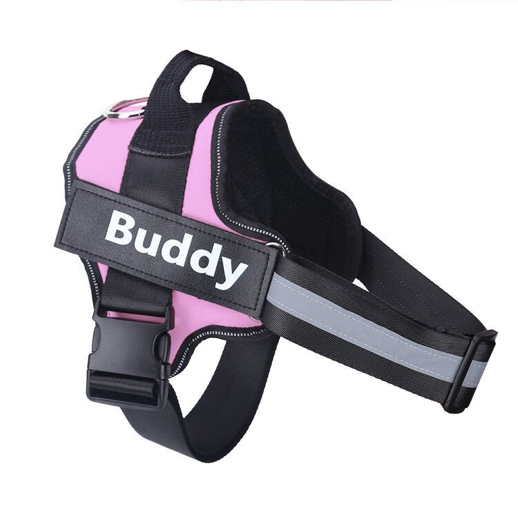 No-Pull Reflective Dog Harness Vest - Breathable Adjustable Harness for Small to Large Dogs