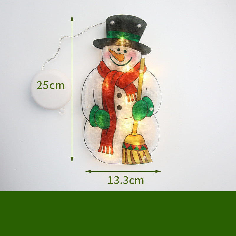 Christmas Decoration Lights Santa Snowman Elk | Xmas Holiday Decor