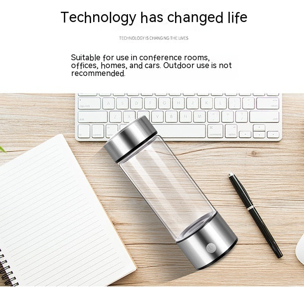 Electric Hydrogen Water Bottle - Portable Hydrogen Generator