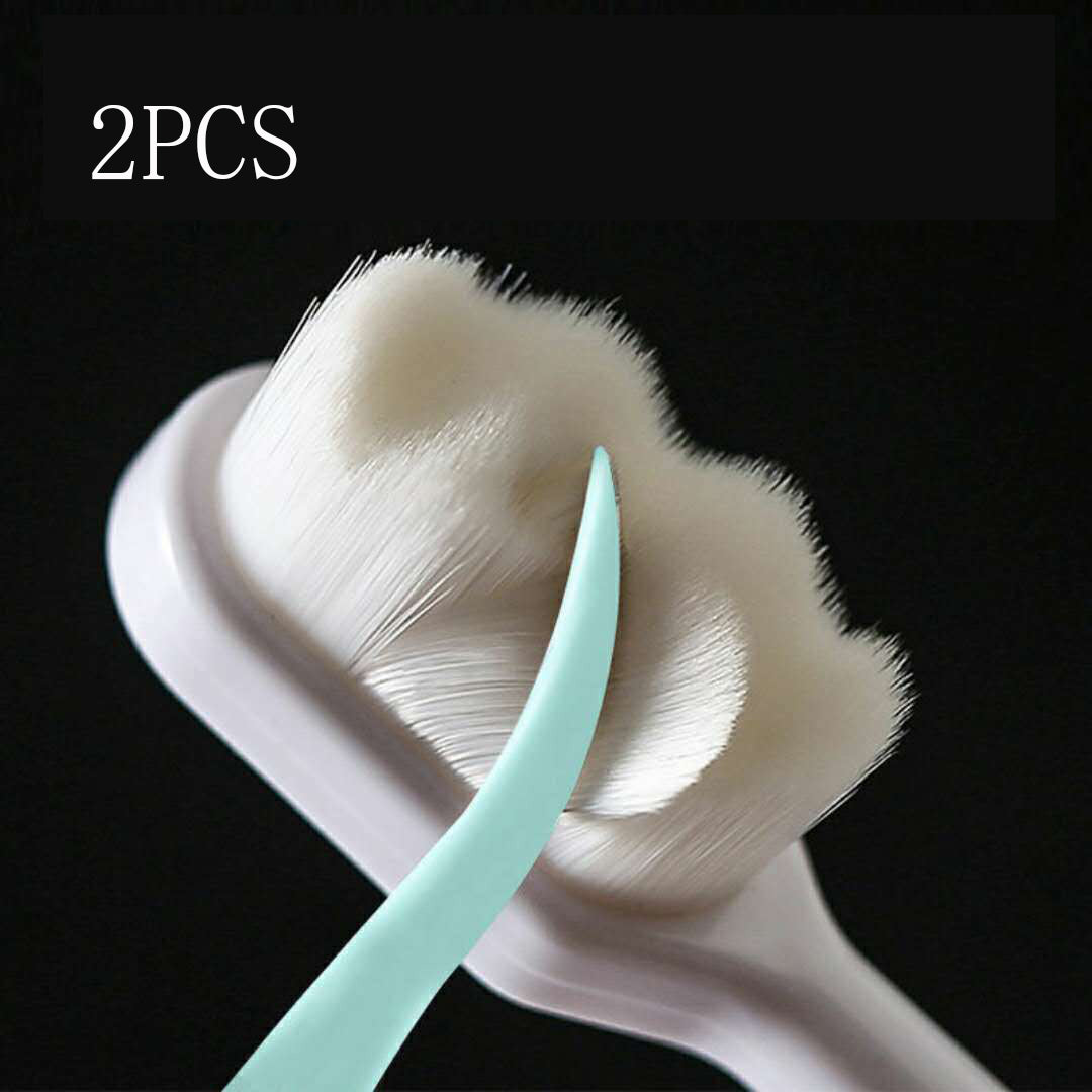 Ultra-Fine Super Soft Bristle Toothbrush - Gentle Gum Care