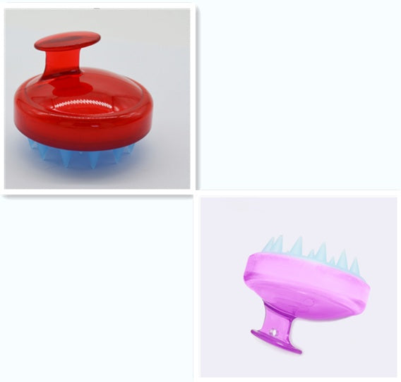Silicone Shampoo Brush Massage Scalp Hair