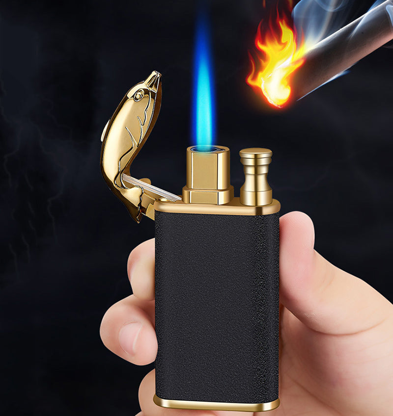 Crocodile and Dolphin Design Butane Lighter