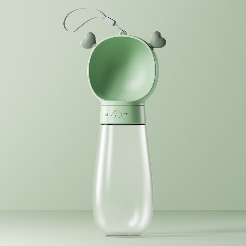 Cloud Dog Water Bottle - Portable Walking Drinker with Wide Bowl