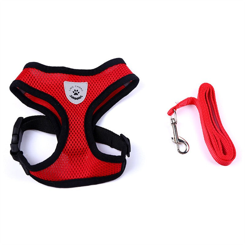 Pet Car Seat Belt Harness Set - Adjustable Dog Harness with Seat Belt Leash