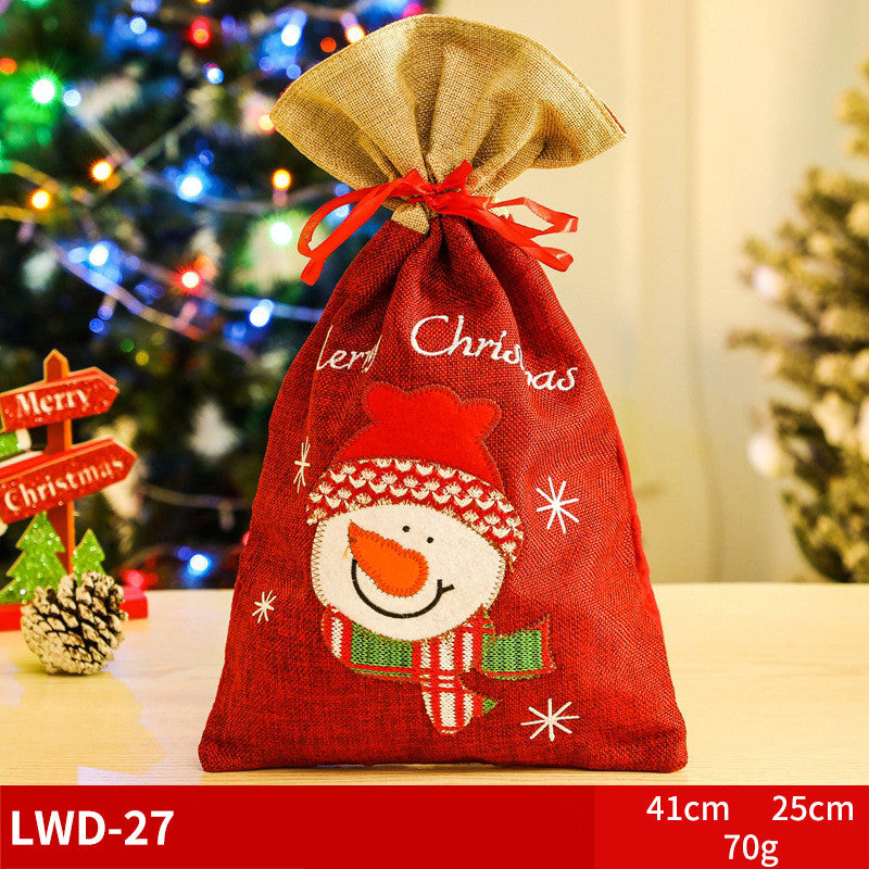 Christmas Gift Portable Brushed Bag | Xmas Holiday Decor