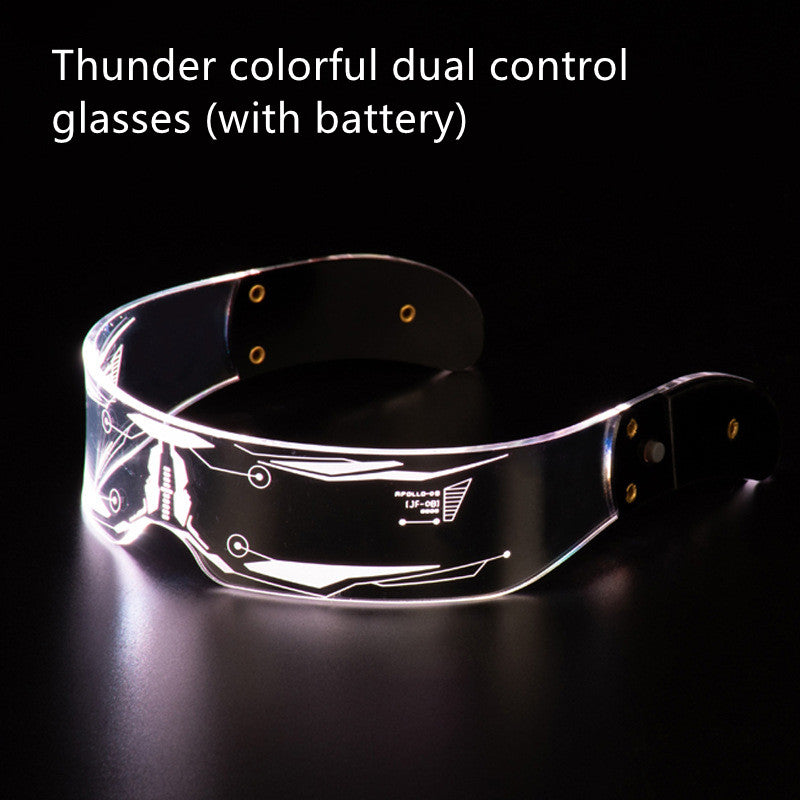 Luminous Glasses Party Bar Disco Punk Futuristic Style Festival