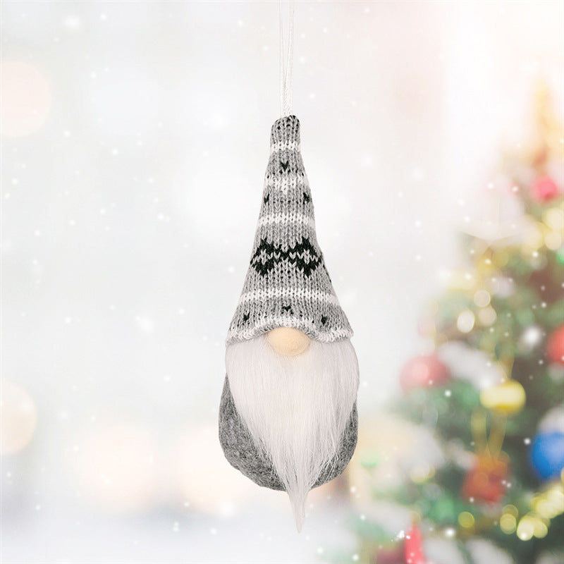 Christmas Decorations Knitted Small Pendant | Xmas Holiday Decor