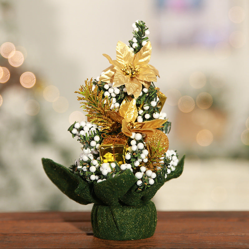 Christmas Mini Tree Desktop Decoration | Xmas Holiday Decor