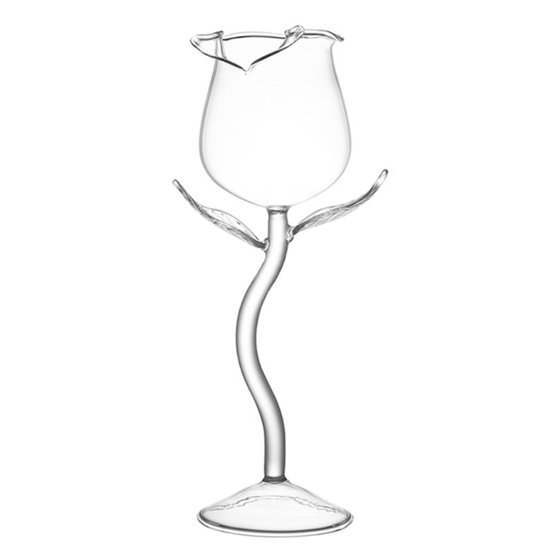 Fancy Red Wine Goblet & Cocktail Glass - Elegant Crystal Stemware
