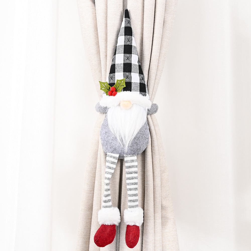 Christmas Decorations Forest Elderly Curtain Buckle | Xmas Holiday Decor