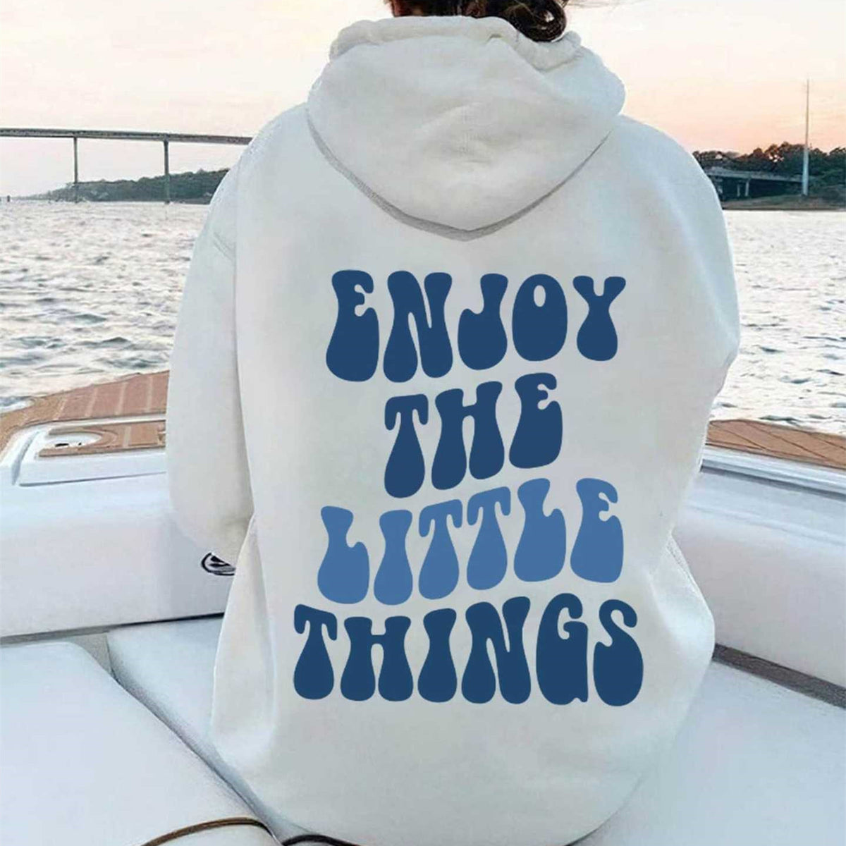Hoodie Back Text Oversized – Women's Hoodie