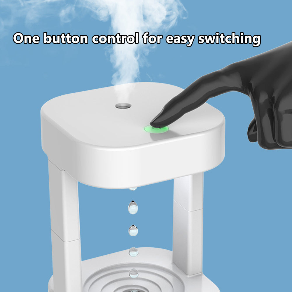 Anti-Gravity Water Drop Humidifier - 580 ml