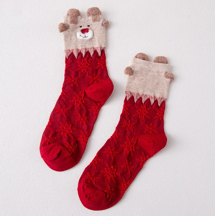 Christmas Santa Claus Cute Socks | Holiday Gift