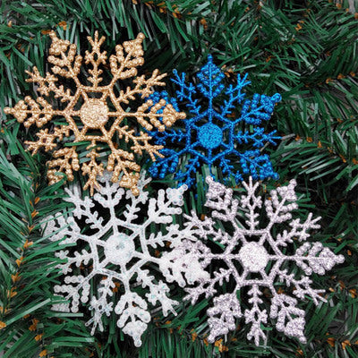 Christmas Decorations Acrylic 10CM Snowflakes Necessities Tree