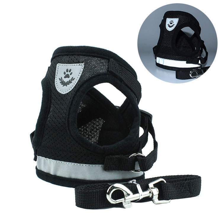 Pet Car Seat Belt Harness Set - Adjustable Dog Harness with Seat Belt Leash