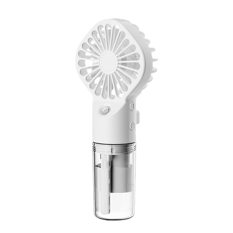 Portable Handheld Water Mist Spray Fan - 4-Speed USB Fan