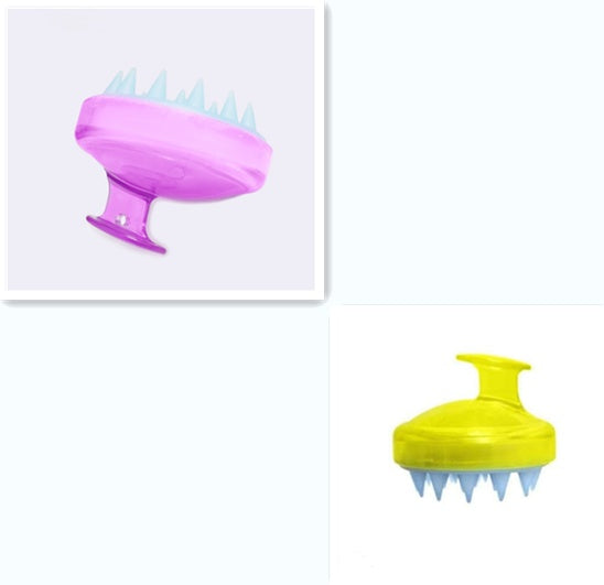 Silicone Shampoo Brush Massage Scalp Hair