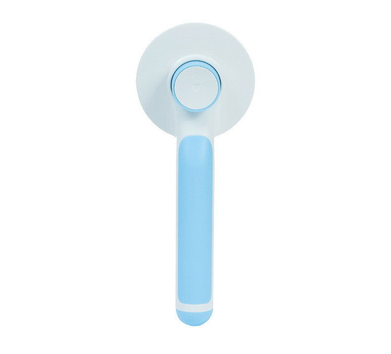 Round Handle Self-Cleaning Slicker Brush - 135° Pins Pet Dematting Comb