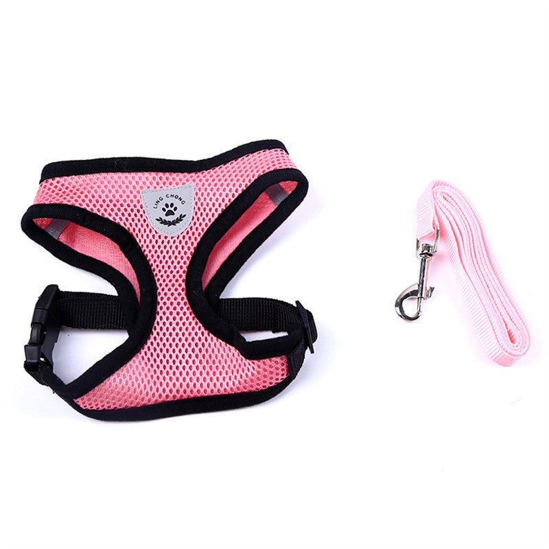 Pet Car Seat Belt Harness Set - Adjustable Dog Harness with Seat Belt Leash