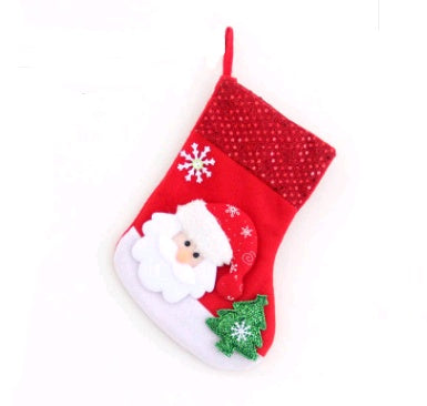 Christmas Decorations Santa Claus Socks Tree Pendant Gift Bag | Holiday Gift