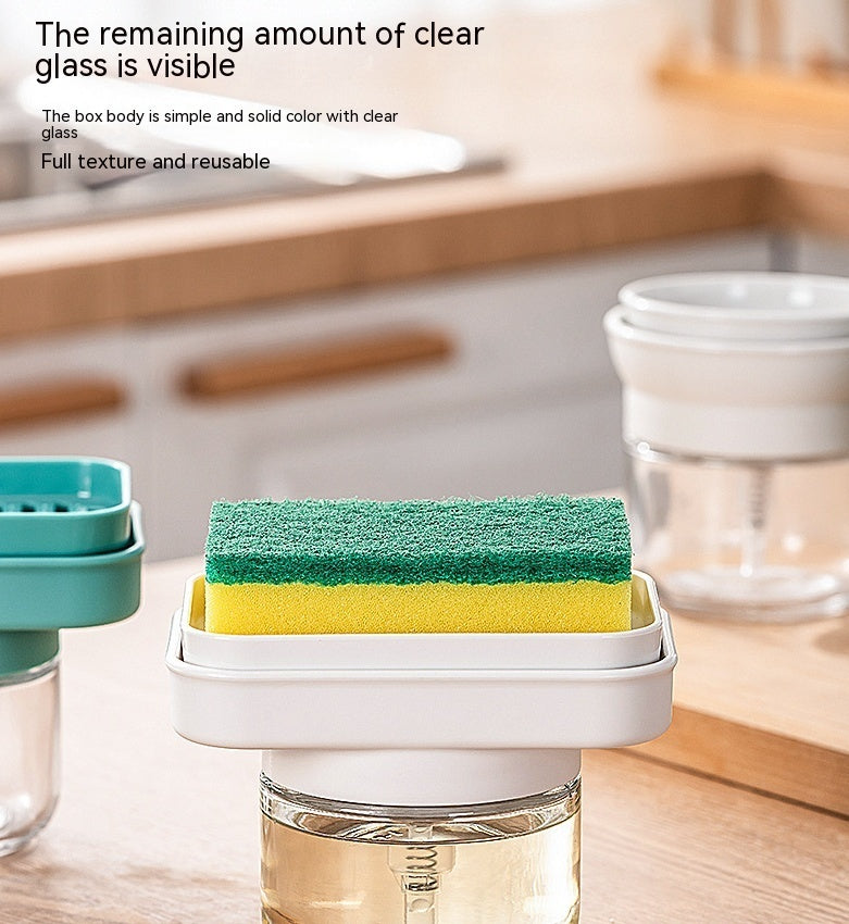 Glass Pump Bottle - Automatic Liquid Soap & Lotion Dispenser