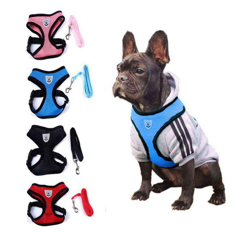 Pet Car Seat Belt Harness Set - Adjustable Dog Harness with Seat Belt Leash