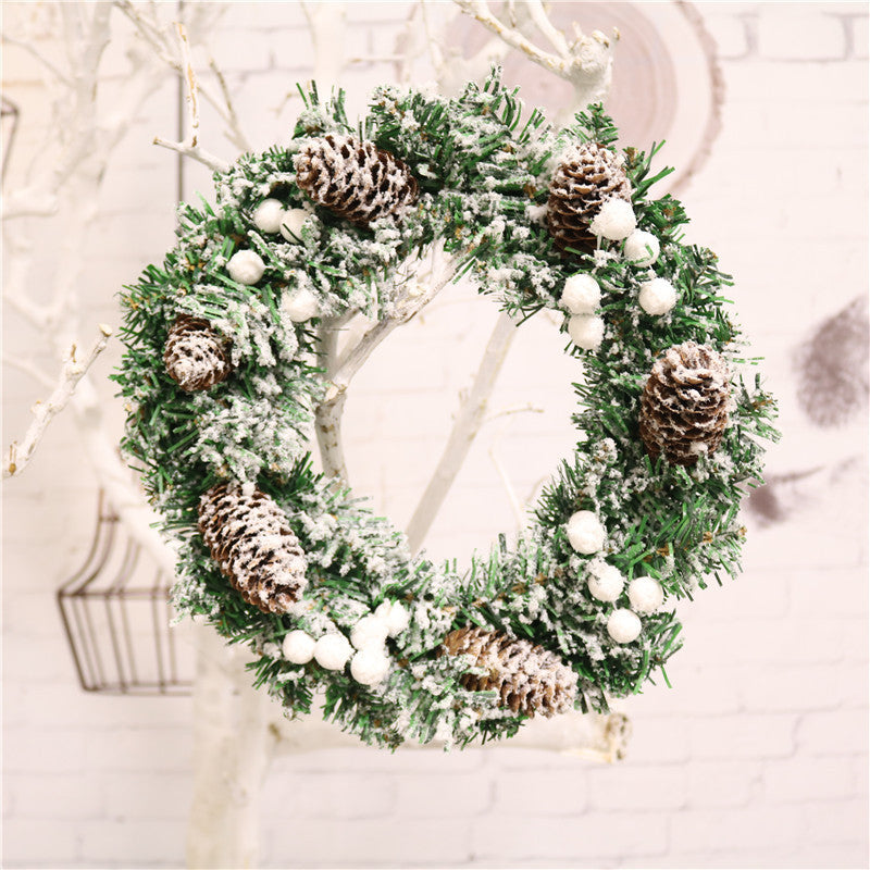 Christmas Ornaments 30cm Wreath | Xmas Holiday Decor